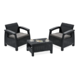 Meble kawowe z tworzywa