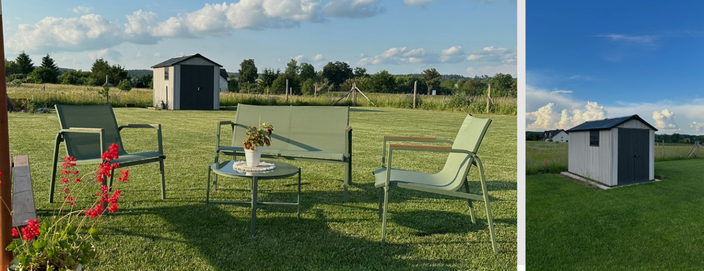 Focus Garden i dom przy Szałwiowej 