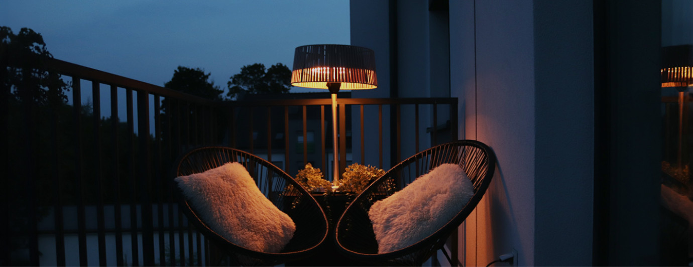 Promienniki ciepła na taras i balkon
