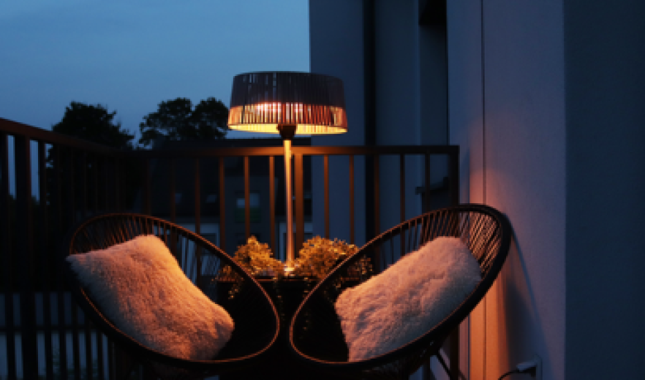 Promienniki ciepła na taras i balkon