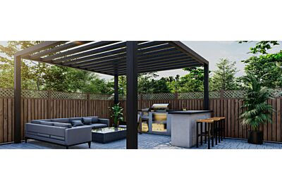 Gotowa wiata ogrodowa – ile od granicy działki