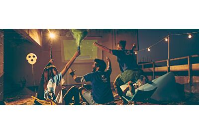 Strefa kibica EURO 2024 w ogrodzie 