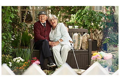 Skrzynia ogrodowa z siedziskiem