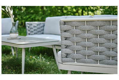 Meble ogrodowe w stylu rope