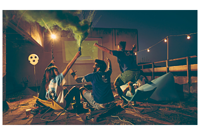 Strefa kibica EURO 2024 w ogrodzie 