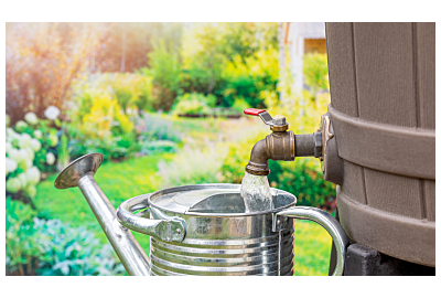 woda deszczowa w ogrodzie