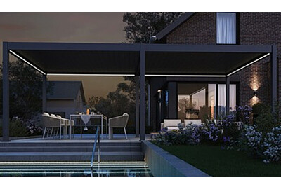 Montaż pergoli tarasowej marki Gutroof