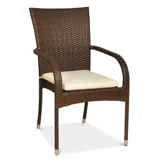 Poduszka na krzesło ogrodowe Delicate Cream - MOODME