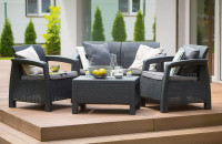 Zestaw ogrodowy CORFU SET Graphite