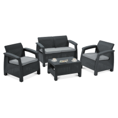 Zestaw ogrodowy CORFU SET Graphite