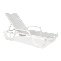 Leżak FLORIDA White