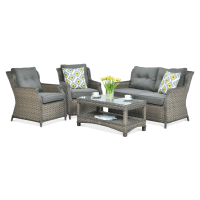 Meble z technorattanu TRIVENTO 2 Melange