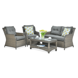 Meble z technorattanu TRIVENTO 2 Melange