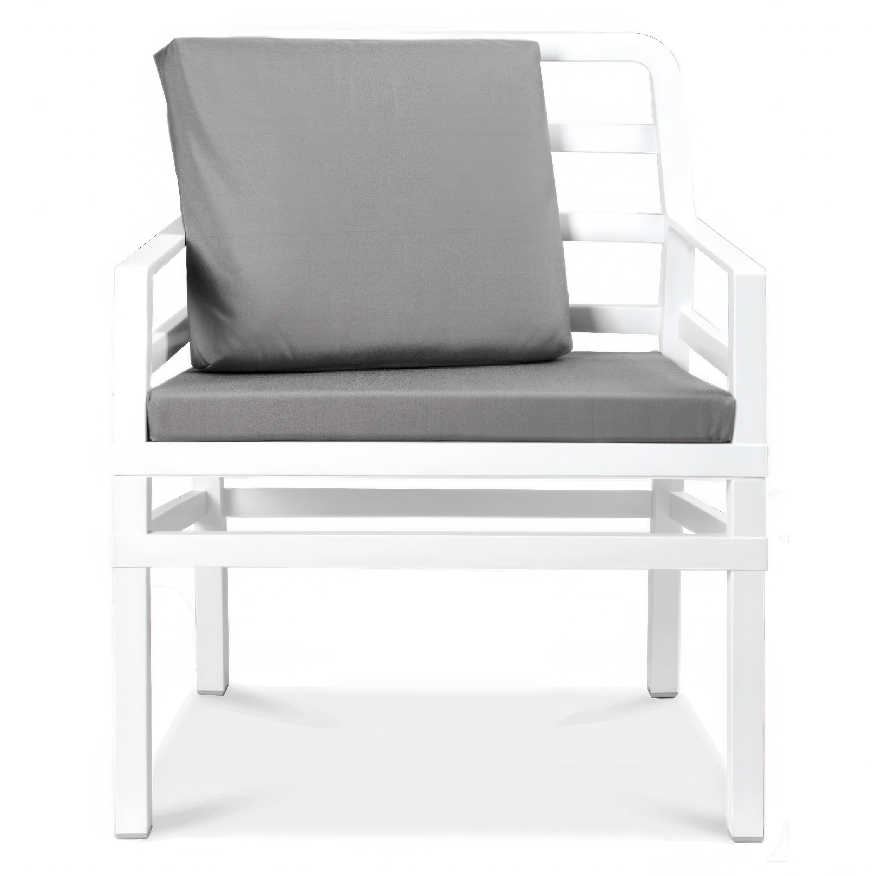 Fotel Nardi ARIA Bianco Acrilico Grigio