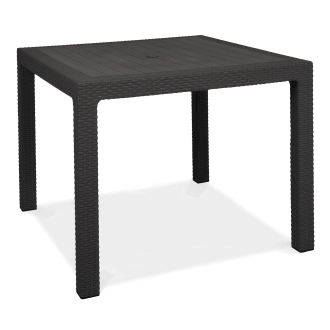 Stół ogrodowy MELODY QUARTET w kolorze grafitowym