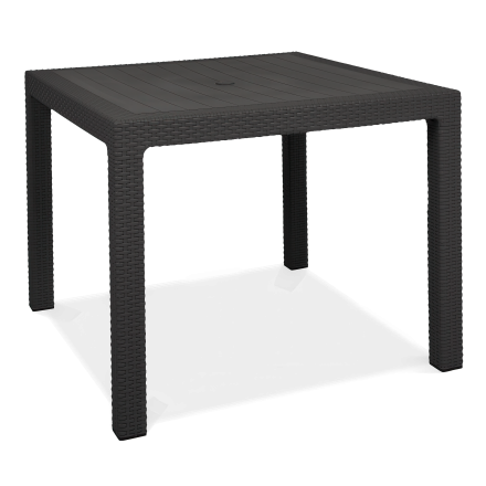 Stół ogrodowy MELODY QUARTET w kolorze grafitowym