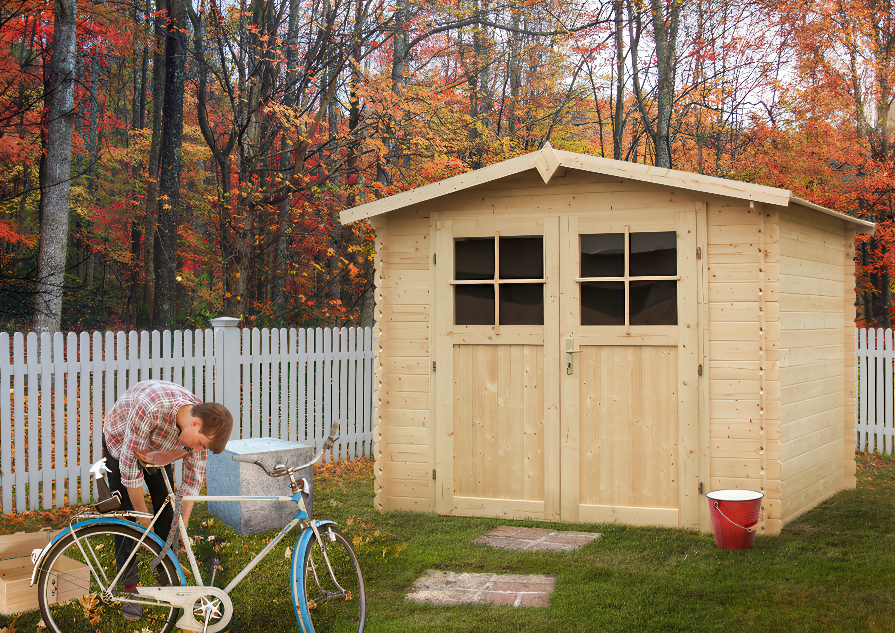 Domek ogrodowy OGNIK 290x290cm - Megiw