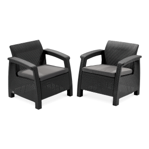 Meble ogrodowe CORFU DUO Graphite