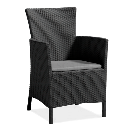 Fotel ogrodowy IOWA Graphite