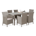 Komplet ogrodowy TOSCANA 6+1 Cappuccino
