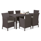 Komplet ogrodowy TOSCANA 6+1 Brown