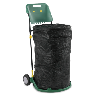 Wózek ogrodowy 52x109cm ciemno zielony - CULTIVO