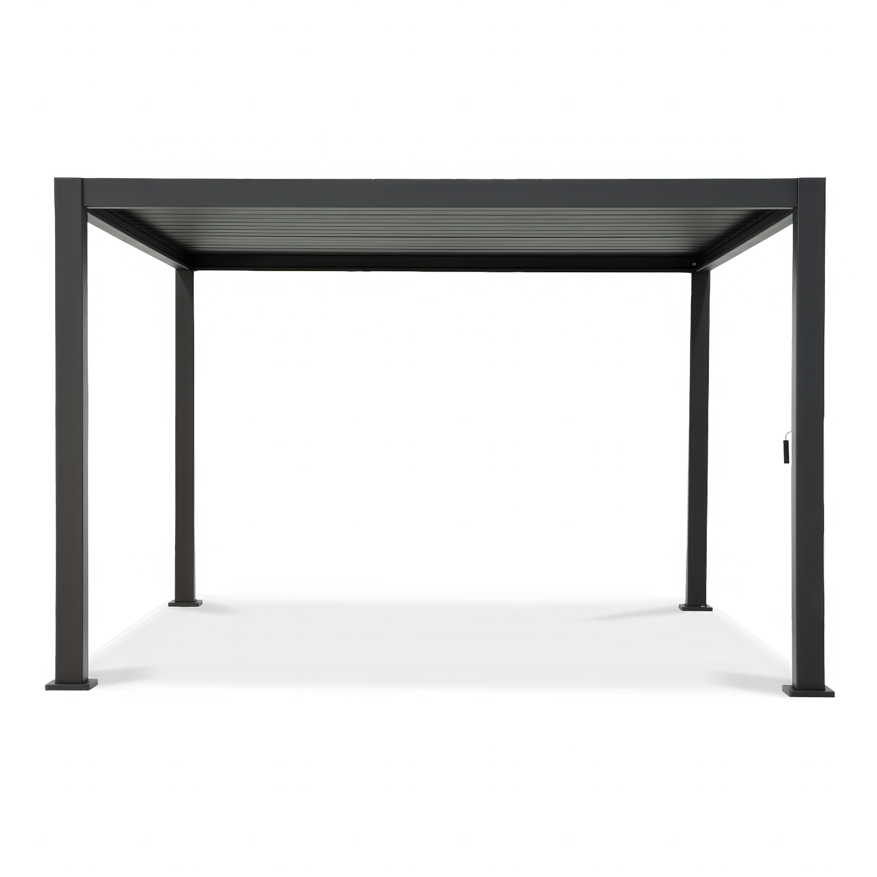Pergola ogrodowa aluminiowa Premium Anthracite 3x4 - Gutroof