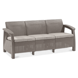 Sofa ogrodowa CORFU LOVE SEAT MAX w odcieniach beżu (cappuccino)