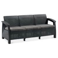 Sofa ogrodowa CORFU LOVE SEAT MAX Graphite
