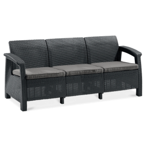 Sofa ogrodowa CORFU LOVE SEAT MAX Graphite