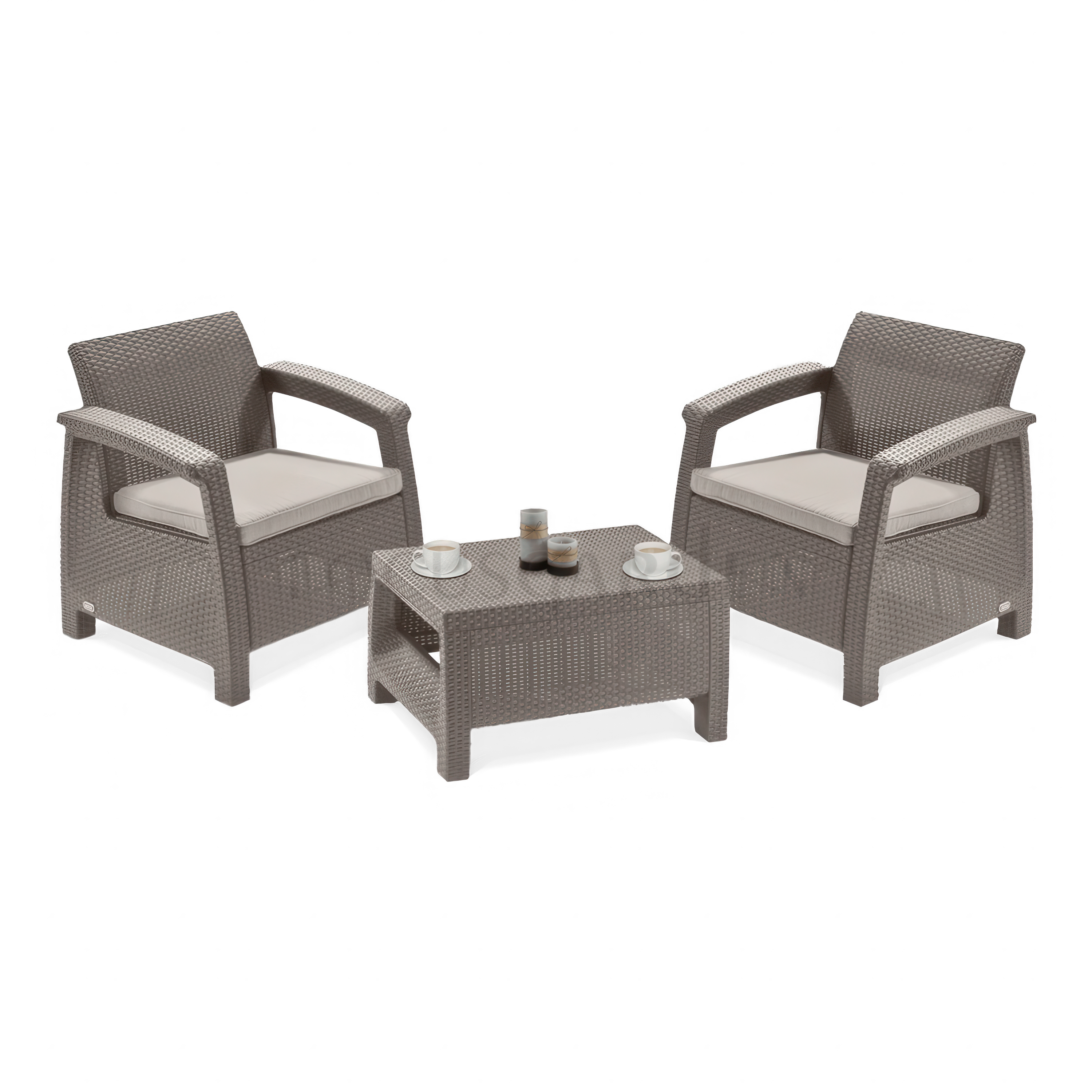 Komplet ogrodowy CORFU WEEKEND Cappuccino