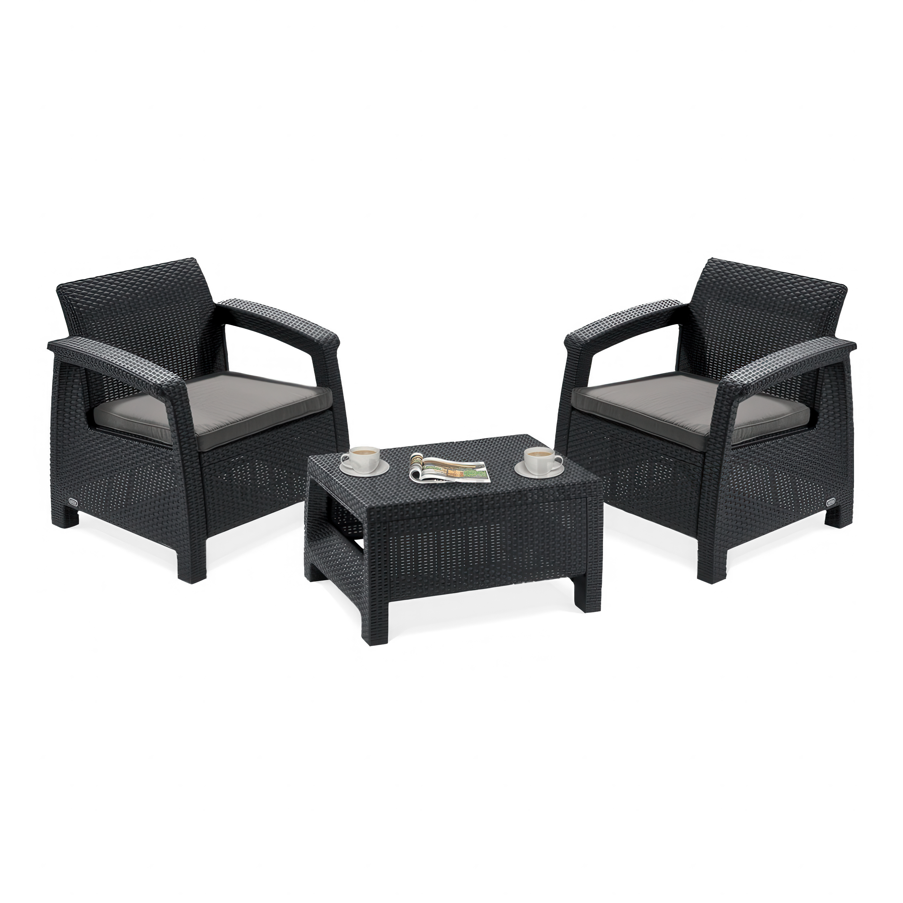 Komplet ogrodowy CORFU WEEKEND Graphite