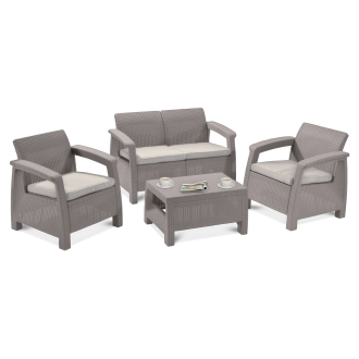 Zestaw ogrodowy CORFU SET Cappuccino