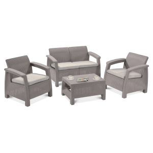 Zestaw ogrodowy CORFU SET Cappuccino