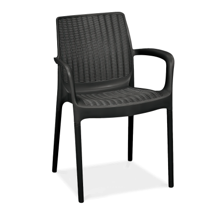 Krzesło ogrodowe BALI MONO grafitowe