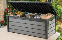 Skrzynia ogrodowa Keter BRUSHWOOD BOX 455L Graphite