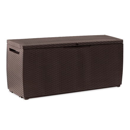 Skrzynia na balkon Keter CAPRI RATTAN BOX 305L Brown