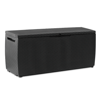 Skrzynia na balkon Keter CAPRI RATTAN BOX 305L Graphite