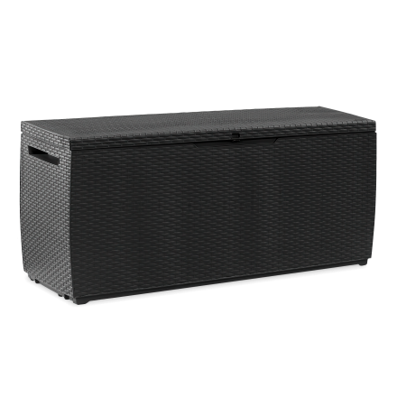 Skrzynia na balkon Keter CAPRI RATTAN BOX 305L Graphite