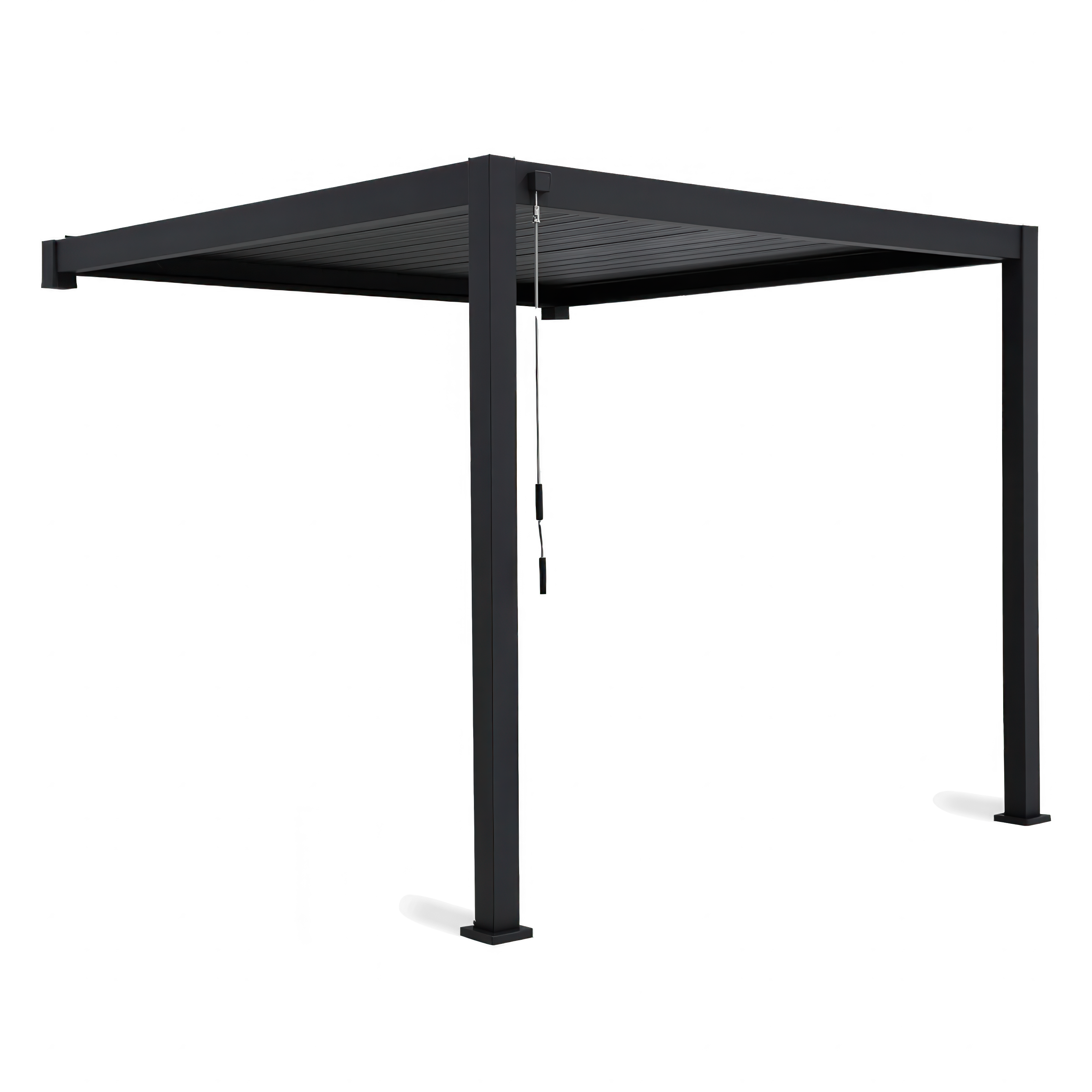 Pergola ścienna ogrodowa na taras Premium Wall 3x4 Anthracite - Gutroof