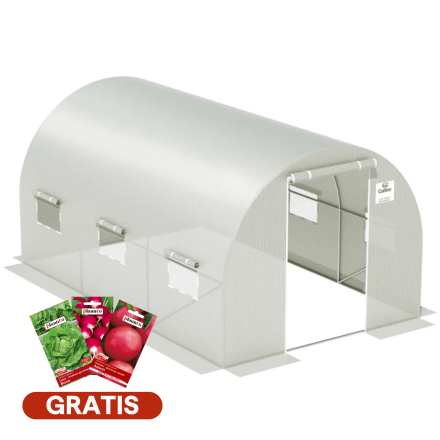 Tunel Foliowy 2,5x4x2 - 10m2 3 sekcje Biały Cultivo