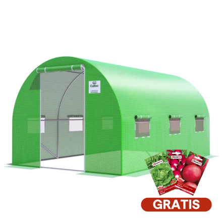Tunel Foliowy 2,5x4x2 - 10m2 3 sekcje Zielony Cultivo