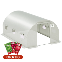 Tunel Foliowy 3x4,5x2 - 13,5m2 Biały