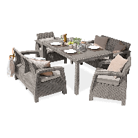 Zestaw ogrodowy CORFU FIESTA II Cappuccino