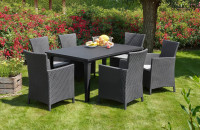 Komplet ogrodowy TOSCANA 6+1 Graphite