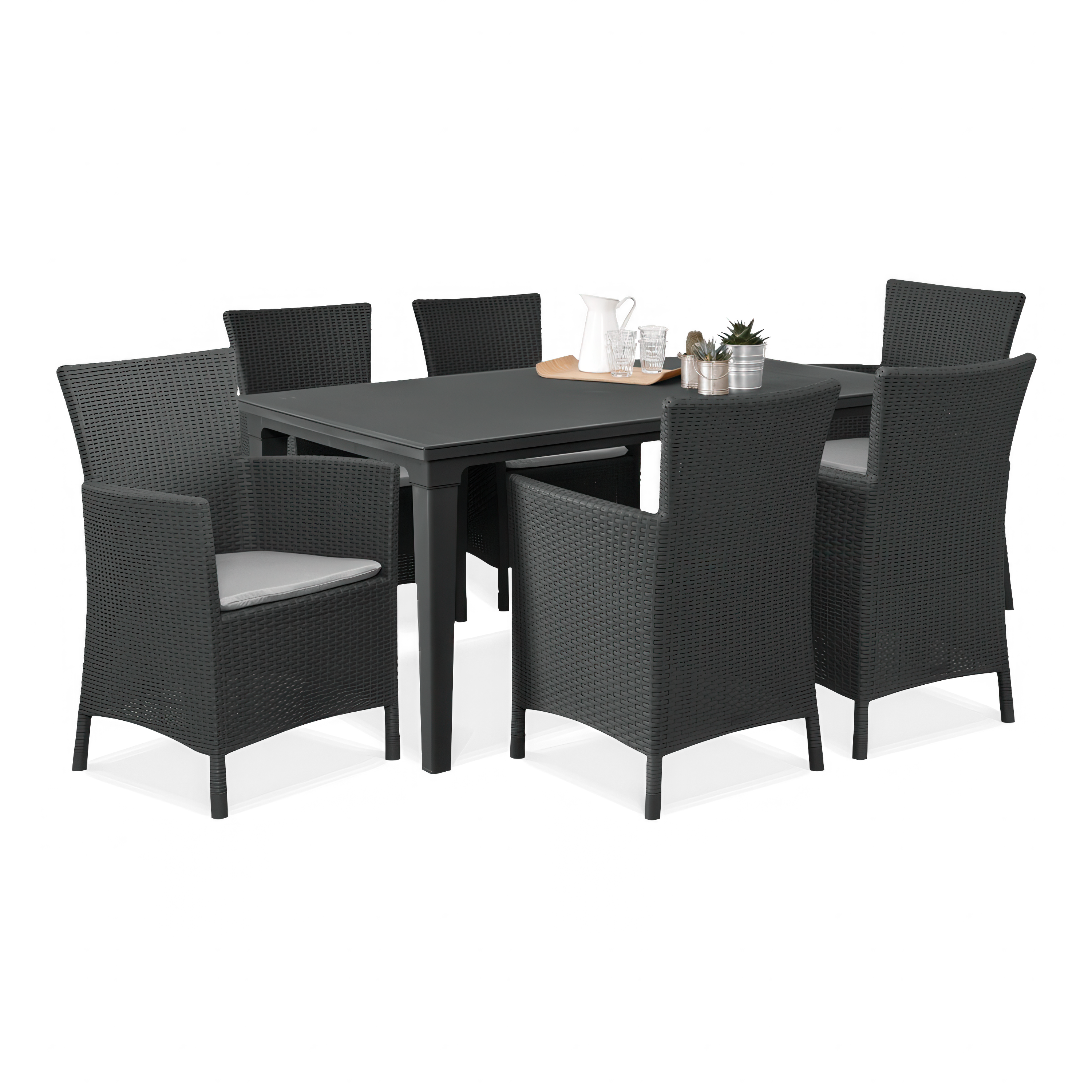 Komplet ogrodowy TOSCANA 6+1 Graphite