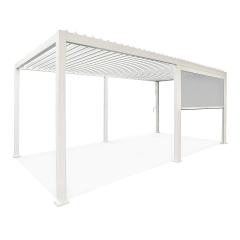 Roleta do pergoli opuszczana Premium White 4m - Gutroof