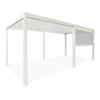 Roleta do pergoli opuszczana Premium White 4m - Gutroof