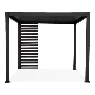 Panel do pergoli PREMIUM Anthracite, szer. 123,5cm - Gutroof