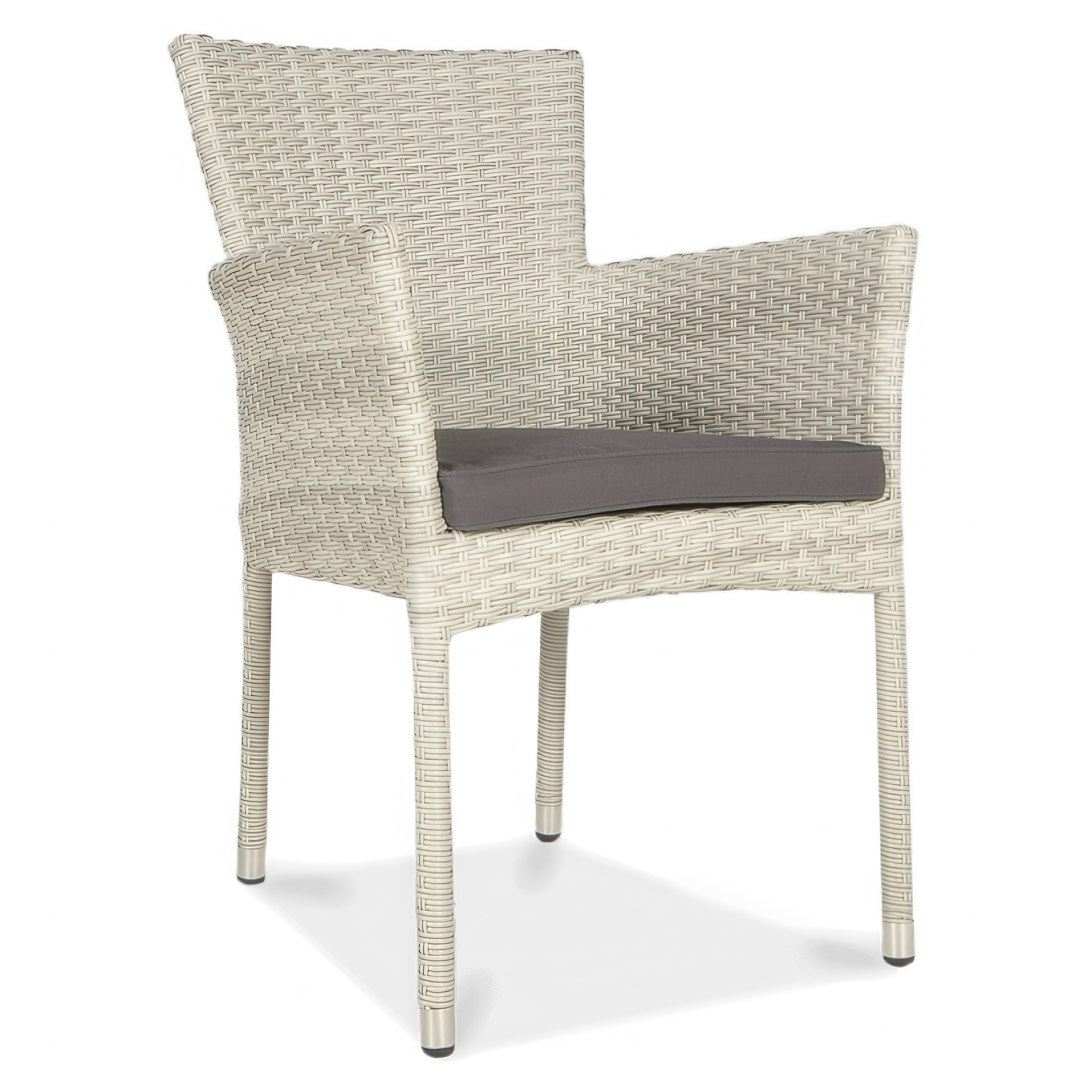 Fotel technorattanowy LERIDA White + Poduszka